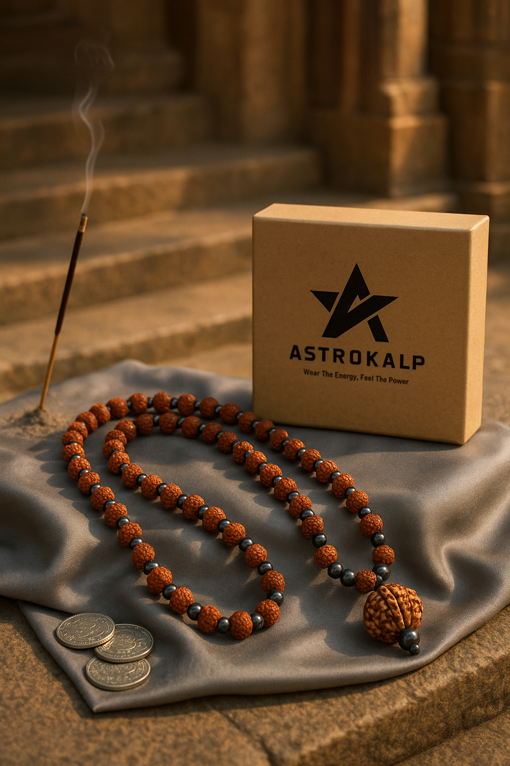 Gyaan-Kavach ज्ञानकवच माला – Rudraksha Jaap Mala