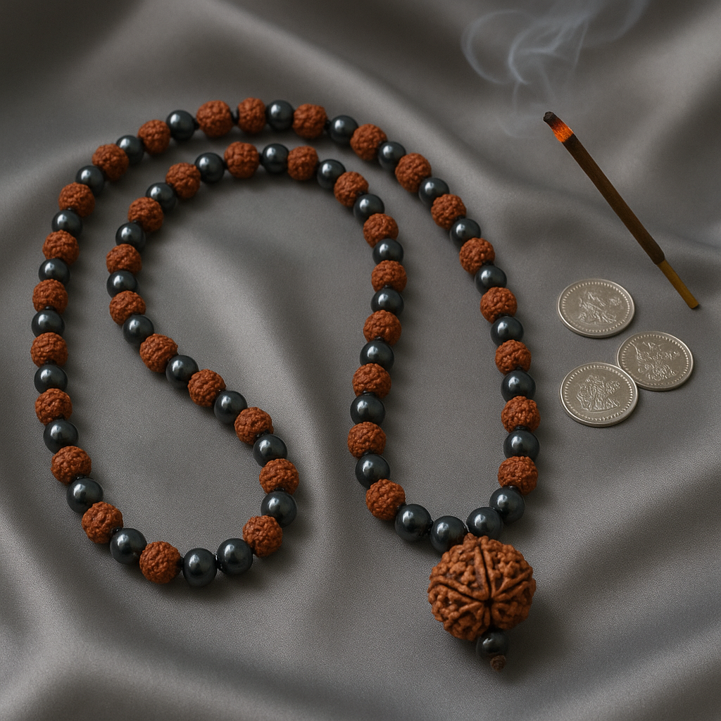 Gyaan-Kavach ज्ञानकवच माला – Rudraksha Jaap Mala