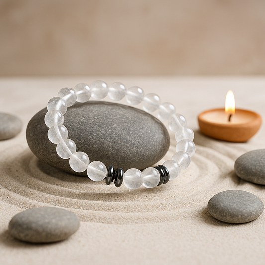 Sphatik ( स्फटिक) Raksha Kavach Bracelet (Unisex)