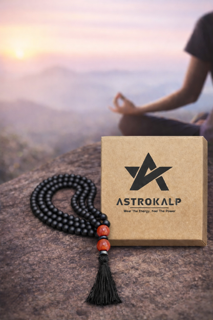 Karungli Jaap Mala 108 bead with Jasper Pendent