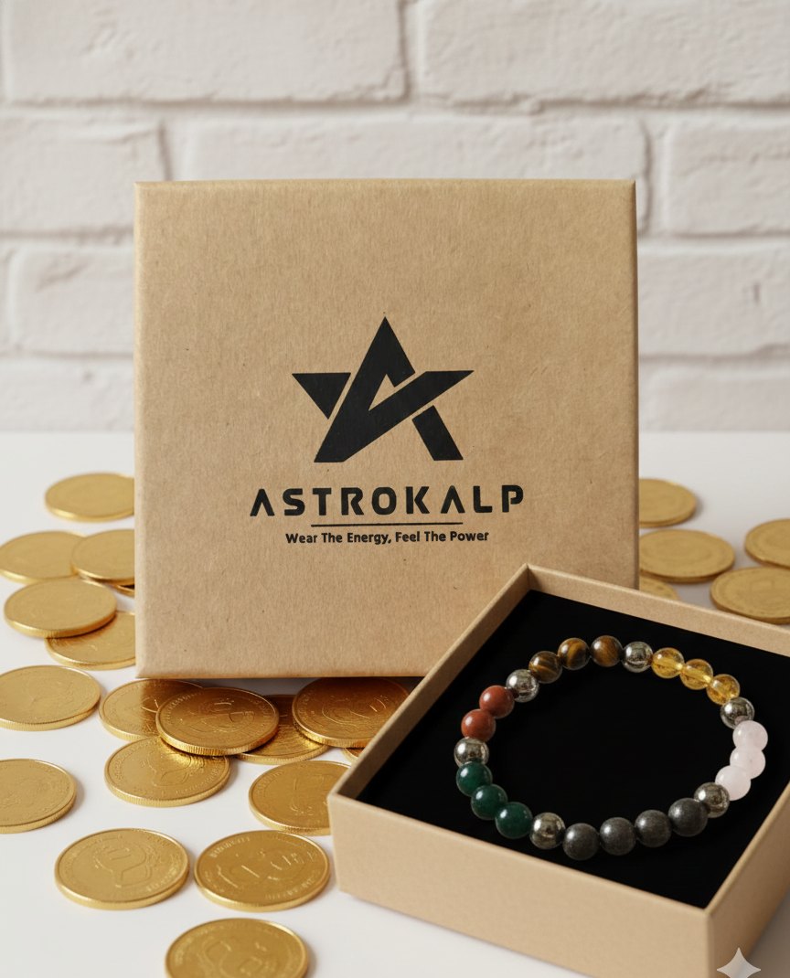 Money Yog 7 Stone Bracelet (Unisex)