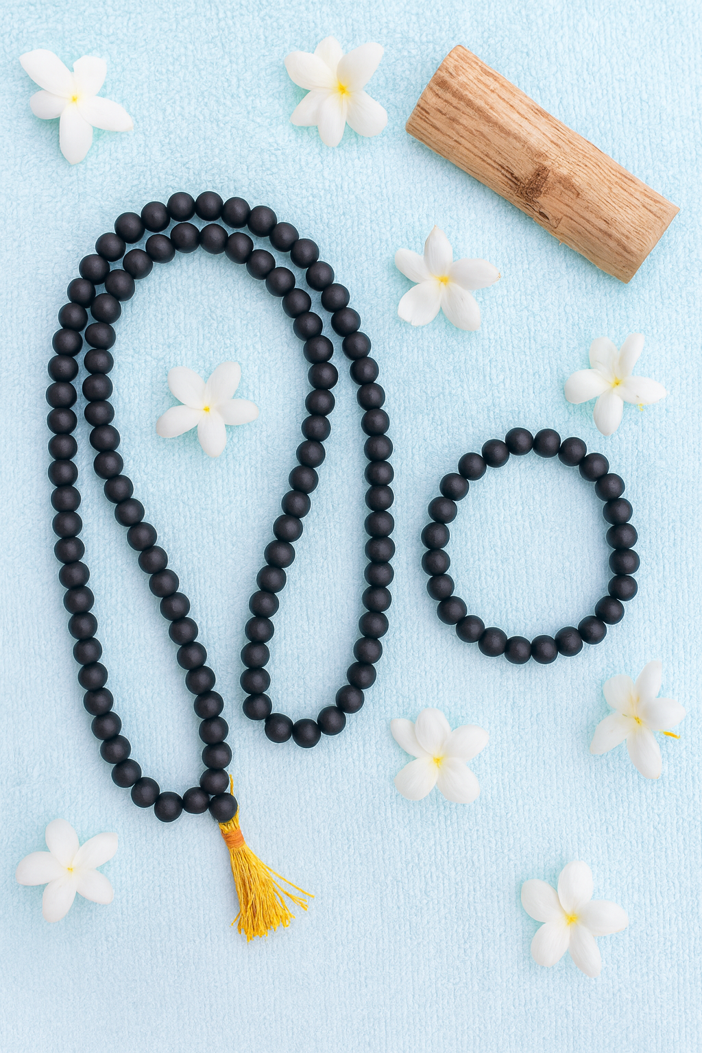 Original Consecrated 108 Beads Karungali Mala & Bracelet