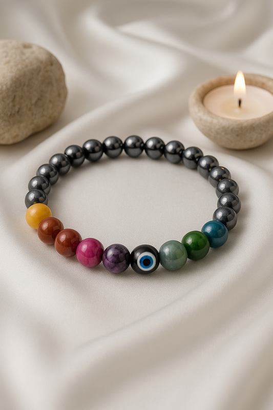 Saptashakti Nazar Shield Bracelet (Unisex)