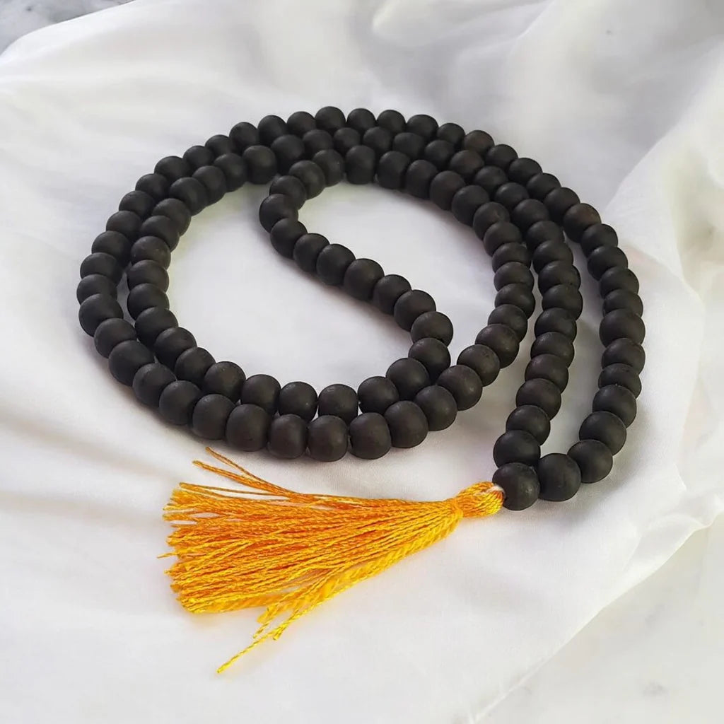 Original Consecrated 108 Beads Karungali Mala With Lab Certificate